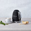 Smeg Retro Kettle, 1.7L - Matt Black lifestyle side view