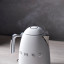 Smeg Retro Kettle, 1.7L - Matt White steam
