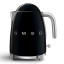 Smeg Retro Cordless Kettle, 1.7L Black