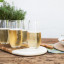 Riedel O Stemless Champagne Glasses, Set of 2 on the table