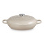 Le Creuset Brioche Signature 3.5 Litre Shallow Casserole, 30cm
