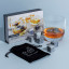Humble & Mash Humble & Mash Whiskey & Drinks Stones, Set of 9 on the table