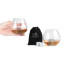 Humble & Mash Humble & Mash Whiskey & Drinks Stones, Set of 9 in a whiskey glass