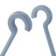 Umbra Flex Shower Caddy - Slate Blue detail