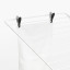 Brabantia Smart Clothes Pegs, Set of 8 - Black & Grey on a clothing rack