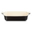 Le Creuset Stoneware Heritage Rectangular Dish, 32cm - Matte Black