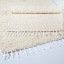 Barrydale Hand Weavers Bath Mat detail and size on the floor