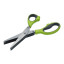 KitchenCraft Multi-Blade Herb Scissors angle