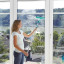 Leifheit Easy-Click Surface Cleaning 3-in-1 Window Wiper
