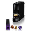 Nespresso Essenza Matte Black Mini Espresso Machine detail of welcome set