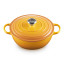 Le Creuset Signature Cast Iron Soup Pot, 26cm - Nectar angle