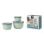 Mepal Cirqula 3 Piece Deep Bowl Set - Nordic Sage