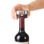 OXO Steel Winged Corkscrew with Removable Foil Cutter on the wine bottle