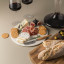 Yuppiechef Porcelain Cheese Platter, 30cm with cheese and wine