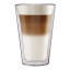 Humble & Mash Double-Walled Glasses, Set of 2 with latte
