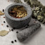 Humble & Mash Granite Pestle & Mortar, 12cm on the table
