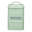 KitchenCraft Living Nostalgia Sugar Canister sage green