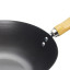 KitchenCraft Carbon Steel Non-Stick Wok 12 detail