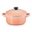Le Creuset Peche Mini Stoneware Cocotte, 10cm
