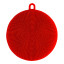 Scrub Buddy Hygienic Silicone Sponge, Red