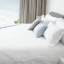 Fine Fibre Premium Medium Firm Pillow on the bed