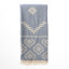 The Cotton Company Kelim Turkish Towel - Denim Blue