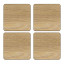 Creative Tops Naturals Oak Veneer Coasters, Set of 4