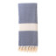 The Cotton Company Dimanta Turkish Throw - Navy