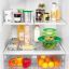 OXO Good Grips Reusable Silicone Lids on bowls, in the fridge