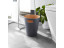Umbra Woodrow Two-Tone Plywood Bin, charcoal, bathroom lifestyle