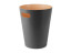 Umbra Woodrow Two-Tone Plywood Bin, charcoal