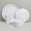 Home Classix Melamine Dinner Plate, 27cm - Coupe set