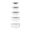 Joseph Joseph Sky Nest Lock Storage Container Set, Set of 5, capacities