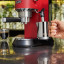 DeLonghi Dedica Pump Manual Espresso Coffee Machine, EC685 - Matte Red