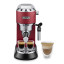 DeLonghi Dedica Pump Manual Espresso Coffee Machine, EC685 - Matte Red