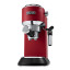 DeLonghi Dedica Pump Manual Espresso Coffee Machine, EC685 - Matte Red