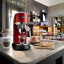DeLonghi Dedica Pump Manual Espresso Coffee Machine, EC685 - Matte Red