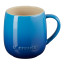 Le Creuset Stoneware U Mug, 380ml - Azure