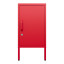 Popstrukt Sugar Cube Side Table - Red Polka angle