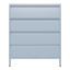 Popstrukt Bon Bon Chest of Drawers - Soft Blue angle