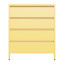 Popstrukt Bon Bon Chest of Drawers - Butter Yellow
