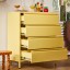 Popstrukt Bon Bon Chest of Drawers - Butter Yellow