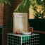 Fieldbar Drinks Cooler Box, 10L - Safari White on table with drinks