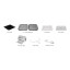 DNA Airfryer Oven, 14.5L - 8 Accessories detail