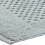 Terry Lustre Waffle Weave 525gsm Bath Mat, Eggshell Grey