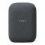 Front view of the Google Nest Audio Smart Speaker, Charcoal