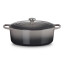 Le Creuset Signature 9 Litre Oval Cast Iron Casserole, 35cm - Flint