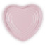 Le Creuset Heart Spoon Rest, 13cm - Shell Pink angle