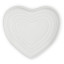 Le Creuset Heart Spoon Rest, 13cm - White angle