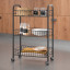 Metaltex Lugano Lava 3 Tier Rolling Cart in use